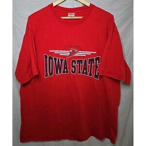 Iowa State Cyclones, MJ Soffe T-Shirt, Sz 2XL, Red, Cotton Made In The USA